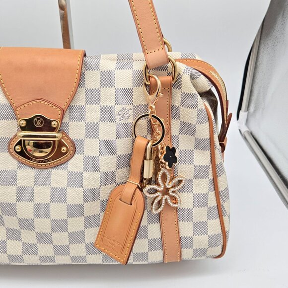 Authentic Louis Vuitton Luggage Nametag and Gold Padlock with Unbranded Keycharm - Picture 2 of 12